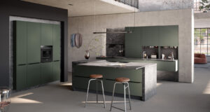 Polymerglas Ftonten in grün