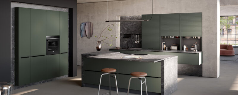 Polymerglas Ftonten in grün